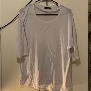 Loose scoop neck choker